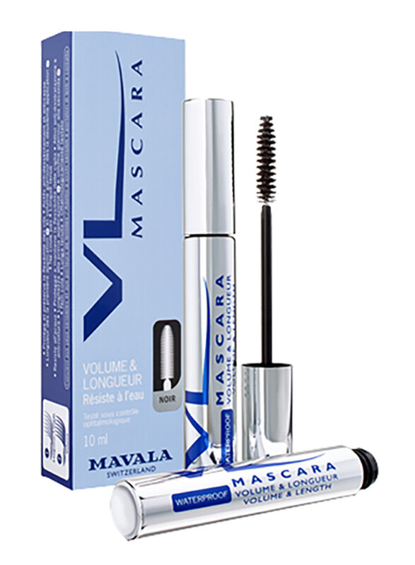 

Mavala Water Proof Bleu Minuit Mascara, 10ml, Black