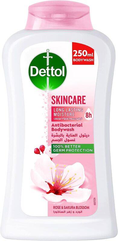 

Dettol Rose & Sakura Blossom Fragrance Shower Gel & Body Wash, 250ml