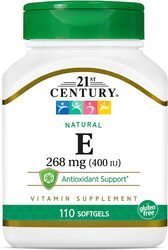 21St Century Vitamin E 268 Mg (400 Iu Natural D-Alpha), 110 Count