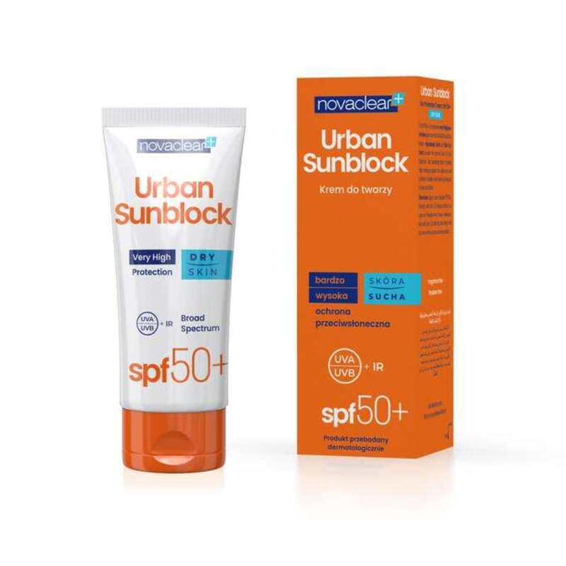 

Novaclear Urban Sunblock SPF 50+ Dry Skin Cream, 40ml