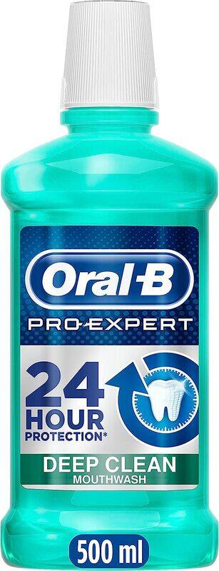 

Oral B Pro Expert Deep Clean Mild Mint Mouthwash, 500ml