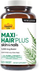 Country Life Maxi-Hair Plus Capsules, 120 Capsules