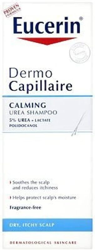 Eucerin Dermo Capillaries Calming Urea Dry & Itch Relief Shampoo, 250ml