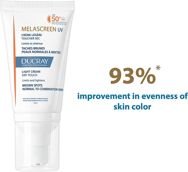 Ducray Melascreen UV Light Cream, SPF50+, 40ml, White