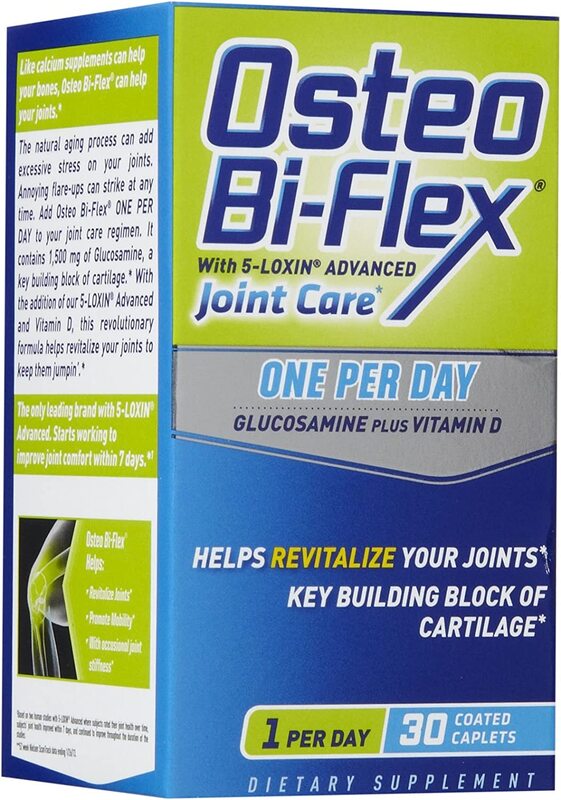 Osteo Bi-flex One Per Day 30 Coated with Vitamin D for Bone and Immune Health Dietary Supplement, 30 Caplets