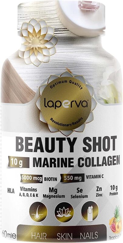 Laperva Beauty Shot Marine Collagen For Better Hair Skin & Nails, 550mg, 10gm