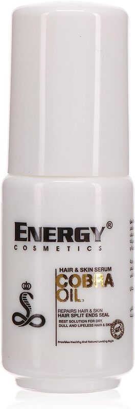 Energy Cosmetics Cobra Oil Hair Oil for All Hair Types, 30ml