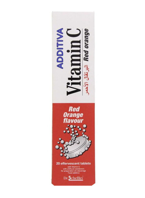 

Additiva Vitamin C Red Orange Effervescent Tablets, 20 Tablets