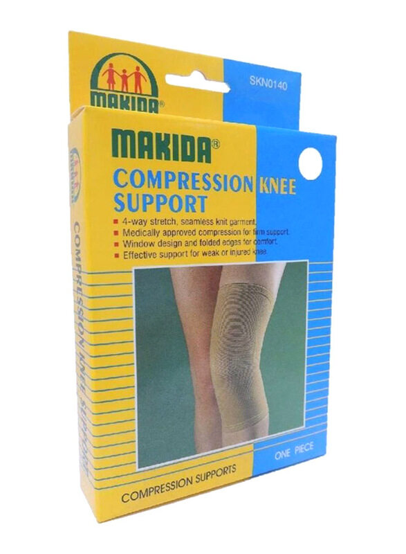 

Makida Compression Knee Supp Window, Beige, Medium