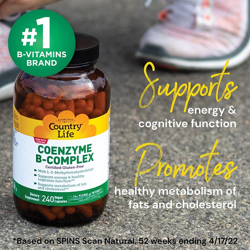 Country Life Coenzyme B-Complex Capsules, 60 Capsules