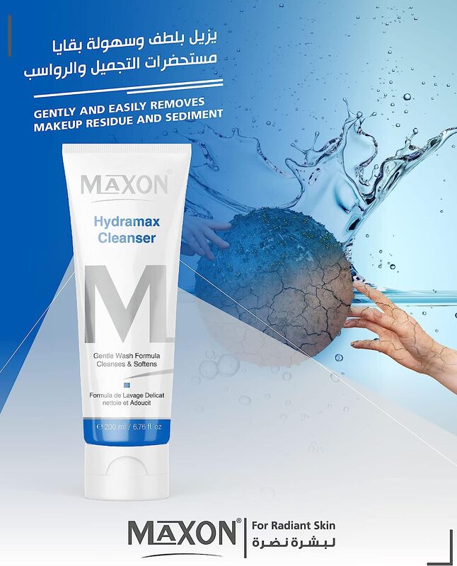 Max-On Hydramax Cleanser, 200ml