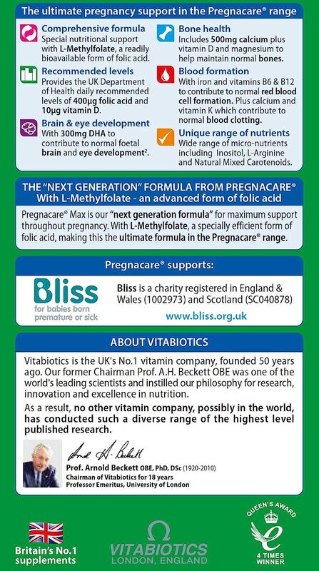 Vitabiotics Pregnacare Max Tablets & Capsules, 84 Capsules