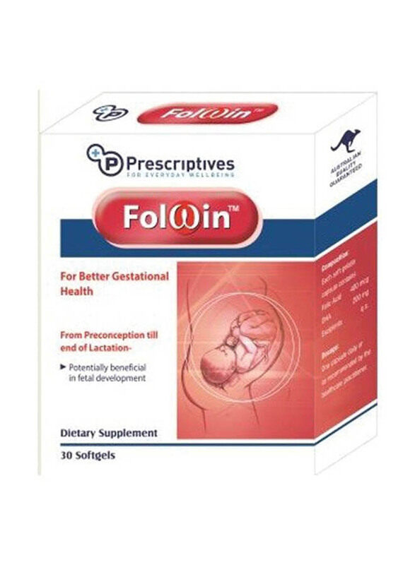 

Prescriptives Folwin Dietary Supplements, 30 Softgels