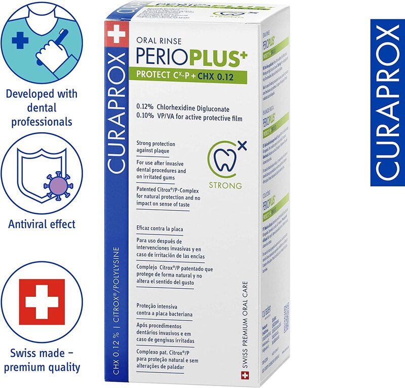 Curaprox Perio Plus+ Protect Mouthwash, 200ml