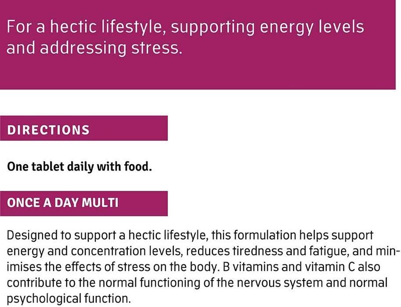 Quest Once-A-Day Energy B+C- Supports Hectic Lifestyles & Contains Nutrients to Reduce Tiredness & Fatigue with Vitamin B & C Complex, 30 Tablets