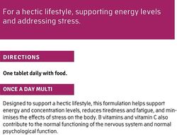 Quest Once-A-Day Energy B+C- Supports Hectic Lifestyles & Contains Nutrients to Reduce Tiredness & Fatigue with Vitamin B & C Complex, 30 Tablets