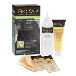 Biokap Permanent Hair Dye, 4.67oz, 5.05 Light Brown Chestnut