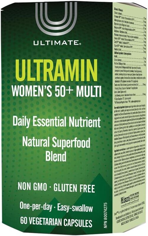 Ultimate Ultramin Women's 50+ Multi Vitamin Supports Metabolism, 60 Capsules