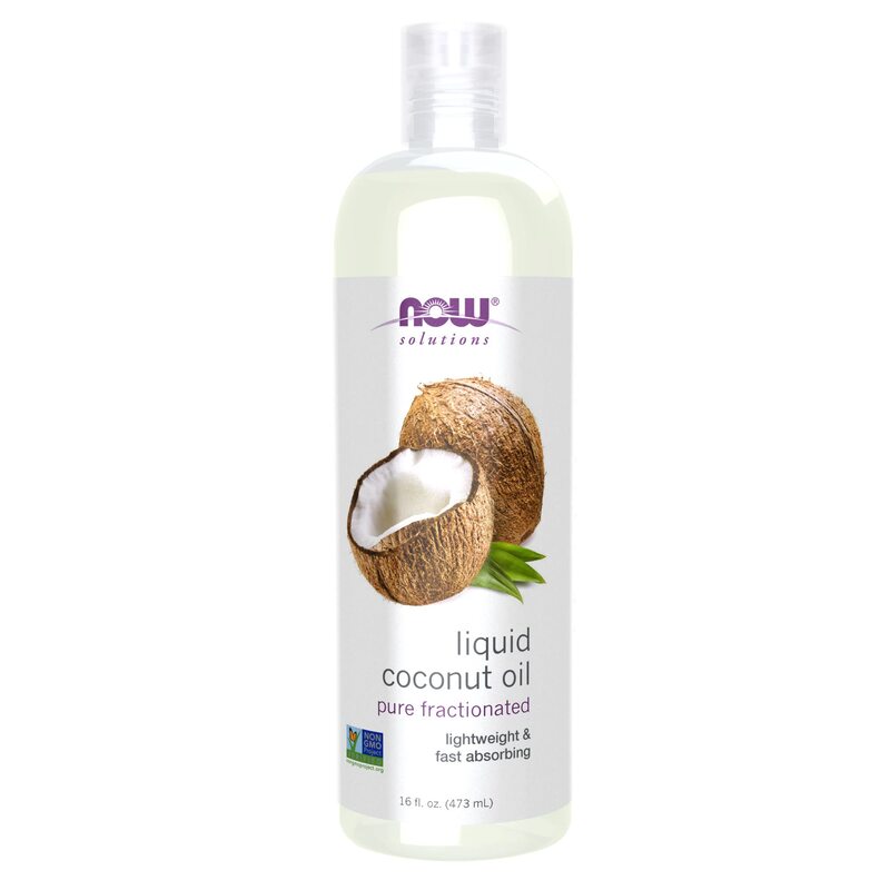 NOW Solutions Liquid Coconut Oil, 16Oz