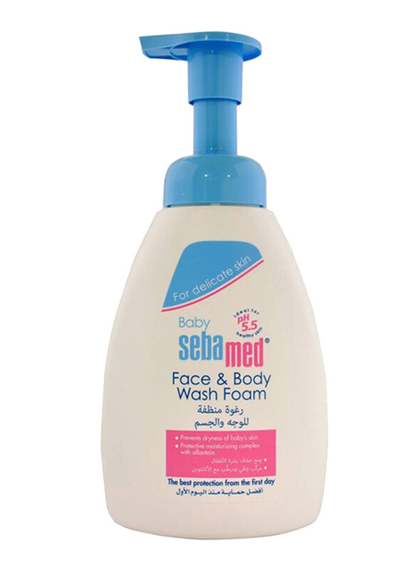 

Sebamed 400ml Face & Body Wash Foam for Kids