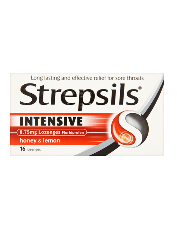 

Strepsils Intensive Honey And Lemon Cough, Sore Throat, 16 Lozenges