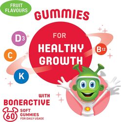 Martians Gummies for Healthy Growth With Boneactive, 60 Gummies