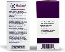 Pharmaxxi Maxxi Care Hair, Skin and Nails Dietary Supplement, 5000mcg, 30 Caplets
