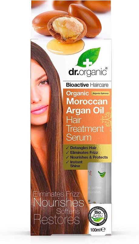 Dr.Organic Hair Treatment Serum for All Hair Types, 100ml