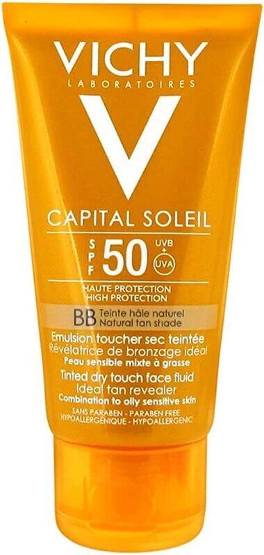 

Vichy Capital Soleil BB Tinted Mattifying Dry Touch SPF 50 Face Fluid, 50ml