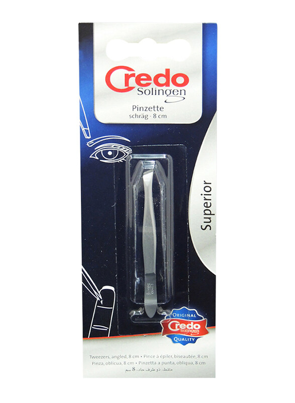 

Credo Solingen Superior 13518 Liposided 3 Mat Chrom Tweezer, Silver