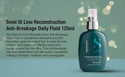 Alfaparf Milano Semi Di Lino Reconstruction Reparative Anti-Breakage Daily Fluid for Damaged Hair, 125ml