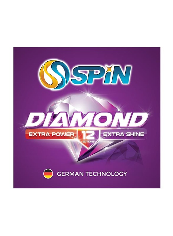 Spin Diamond Extra Power/Extra Shine Dishwasher Detergent Tablets, 2 Packs x 42 Tablets
