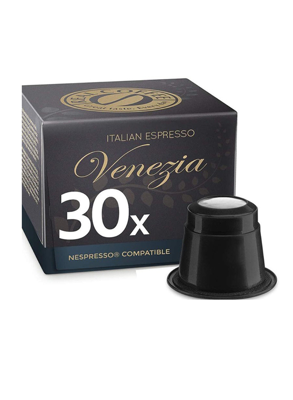 Real Coffee Italian Espresso Venezia Nespresso Compatible Coffee, 30 Capsules