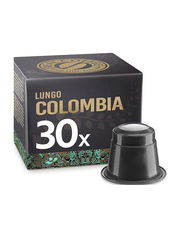 Real Coffee Lungo Colombia Single-Origin Nespresso Compatible Coffee, 30 Capsules