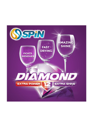 Spin Diamond Extra Power/Extra Shine Dishwasher Detergent Tablets, 42 Tablets