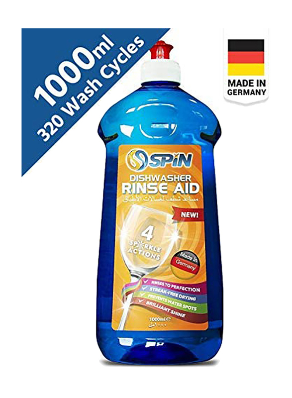 Spin Rinse Aid Dishwasher Liquid, 1000ml
