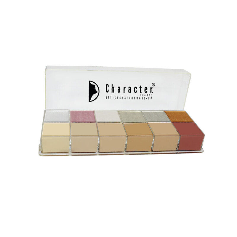 

Character 12 Color Artist Makeup Palette And Glitter, BCCZ001 Multicolour