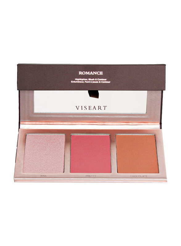 

Viseart Romance Highlighter/Contour/Blusher Palette, VHB202, Multicolour