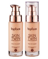 Topface Skin Twin Cover Foundation Smart 3D Complex, PT464-04 Light Brown