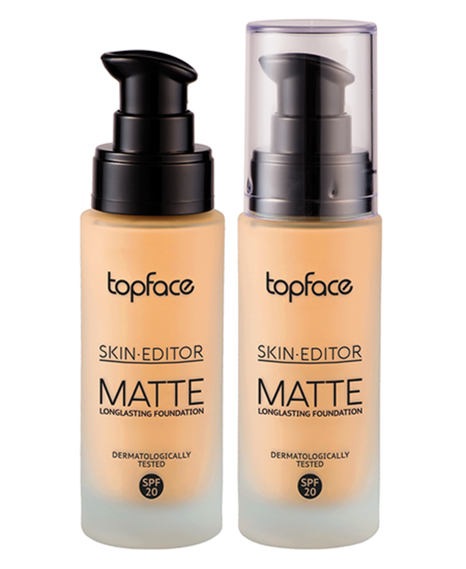 Topface Skin Editor Matte Long lasting Foundation Cream, PT465-08 Ivory
