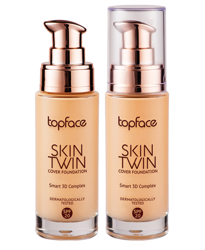 Topface Skin Twin Cover Foundation Smart 3D Complex, PT464-08 Ivory