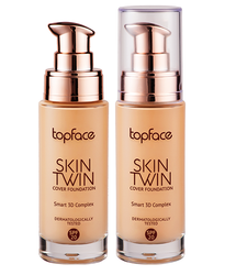 Topface Skin Twin Cover Foundation Smart 3D Complex, PT464-06 Light Brown