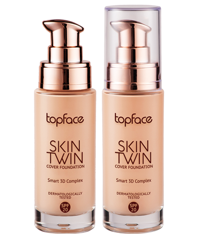 

Topface Skin Twin Cover Foundation Smart 3D Complex, PT464-04 Light Brown