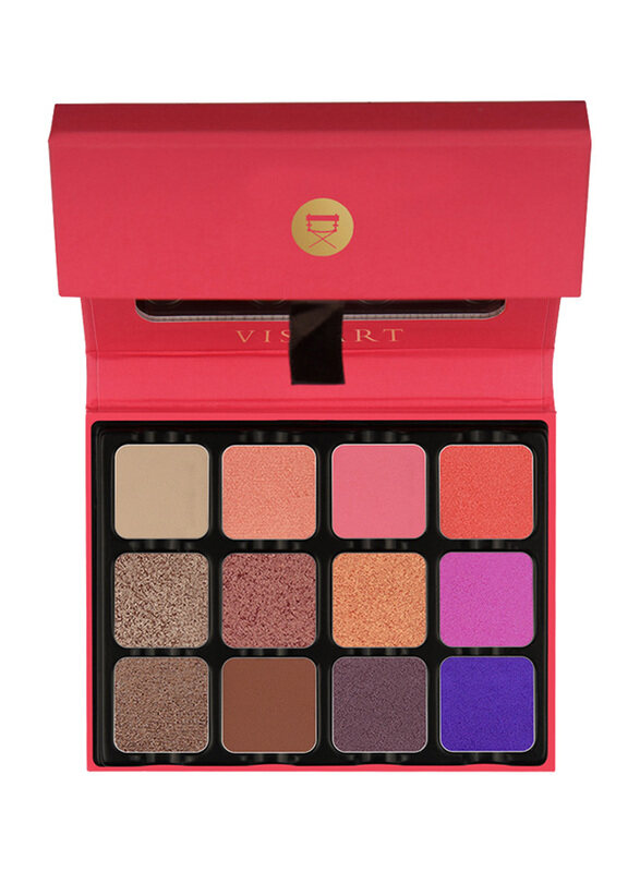 

Viseart 12 Color Dawn Edit Eyeshadow, VED06, Multicolour
