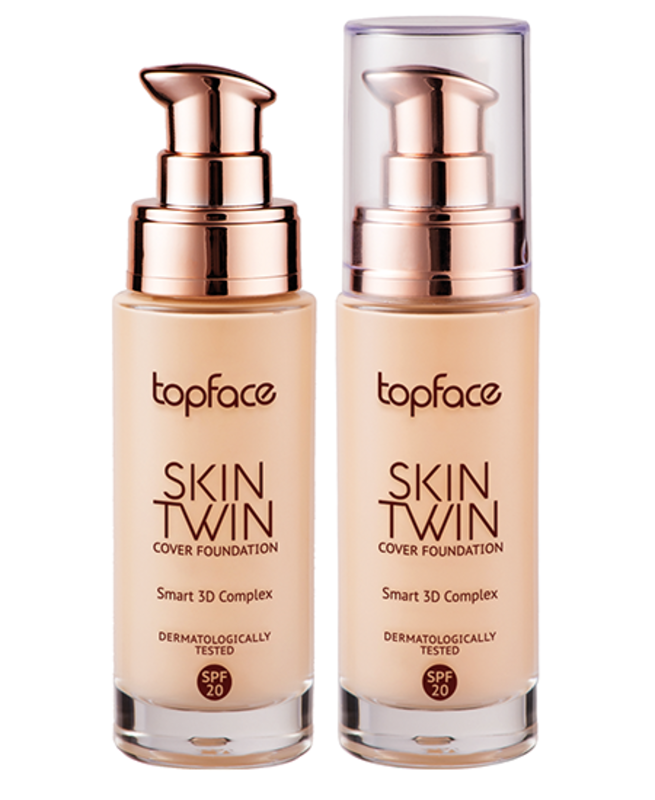 Topface Skin Twin Cover Foundation Smart 3D Complex, PT464-01 Ivory