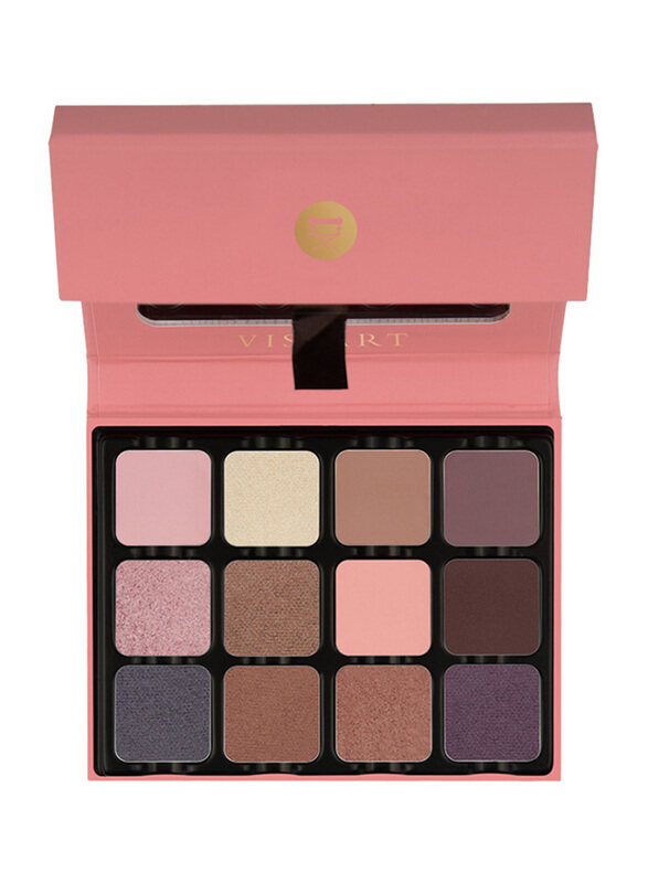 

Viseart 12 Color Paris Edit Eyeshadow, VED04, Multicolour