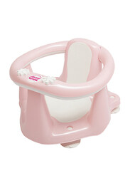 OKBaby Flipper Evolution with Slip Free Rubber Baby Bath Seat, Light Pink