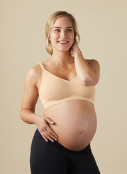 Bravado The Body Silk Seamless Nursing Bra, Large, Butterscotch