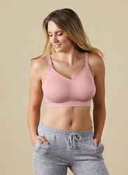 Bravado The Body Silk Seamless Nursing Bra, X-Large, Dusted Peony