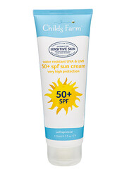 Childs Farm 125ml Fragrance Free Sun Cream With Spf 50+